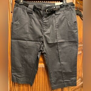 a.n.a Black Flat Front women’s Shorts, new with tags size 8 petite